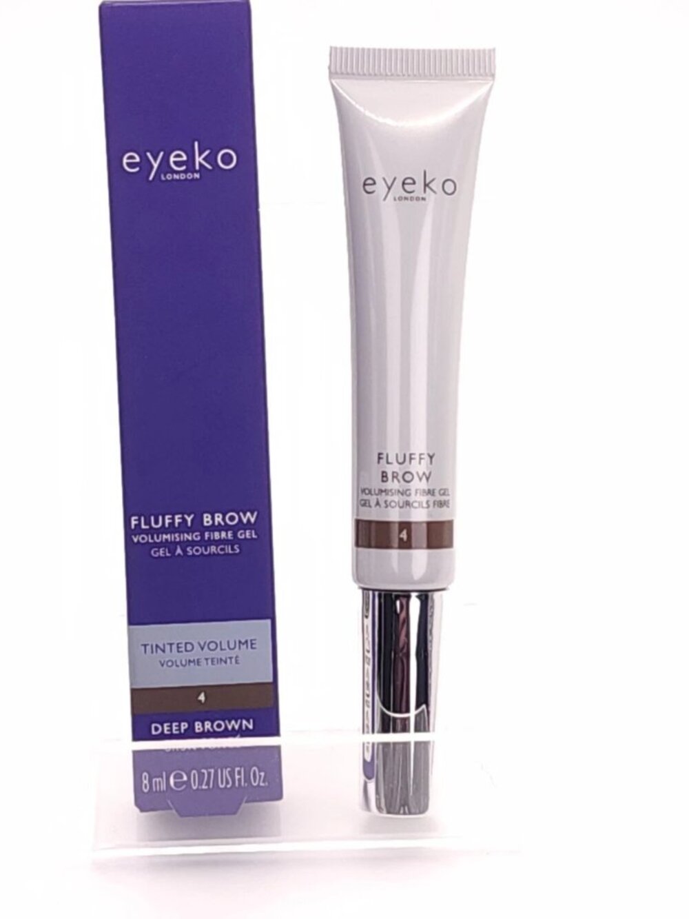 Eyeko Fluffy Brow Volumising Fibre Gel (Deep Brown)